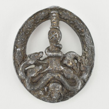Bronze Anti-Partisan Badge, C.E. Juncker Type 3.1 Germany 1933–1945