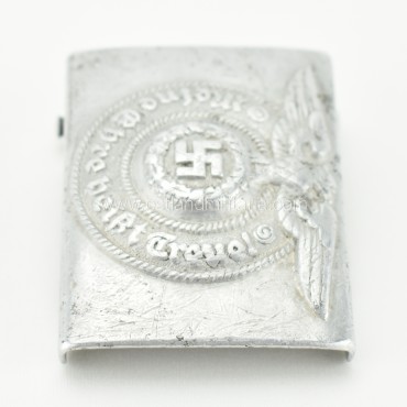 Aluminum Waffen-SS belt buckle RZM 822/37 SS Germany 1933–1945