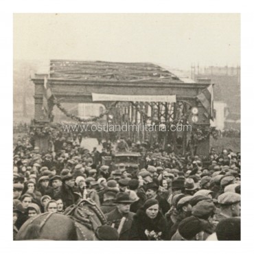 Photo of Lithuanian army entering Vilnius on October 28, 1939 Lithuania