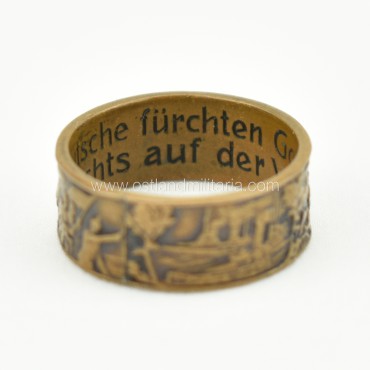 Ring “Wir Deutsche fürchten Gott - Sonst nichts auf der Welt!", 1914 Germany