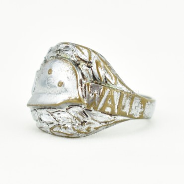 Westwall ring with a helmet Germany 1933–1945