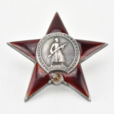 Order of the Red Star to reconnaissance NCO. 1944 Russia