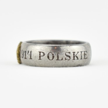 Polish patriotic ring 'POLSKIE LEGIONY 16. VIII 1914' Other countries
