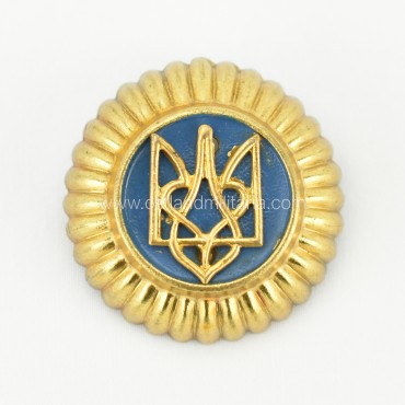 Ukrainian trident cap badge, Schuma and UNA