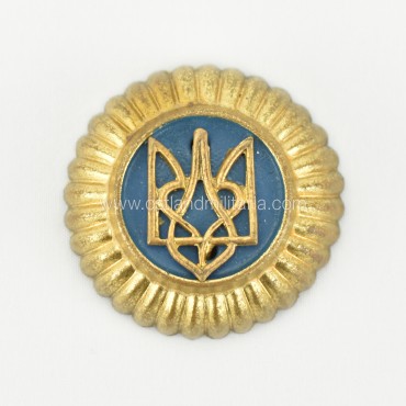 Ukrainian trident cap badge, Schuma and UNA Germany 1933–1945
