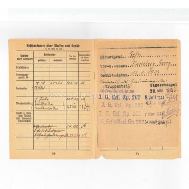 Heer soldbuch, wehrpass and set of documents to Uffz. Germany 1933–1945