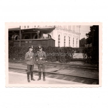 Photo of German Army soldiers at Vilnius Railway Station, Lithuania Germany 1933–1945