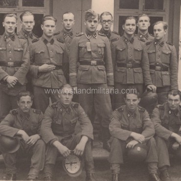 Photo of Latvian SS-volunteers Germany 1933–1945