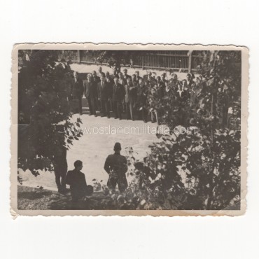 Photo of conscripts to the Latvian SS Legion Germany 1933–1945