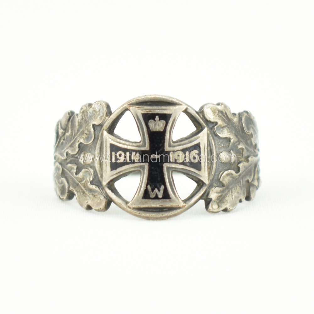 WWI Iron Cross ring, 1914 - 1916 Germany