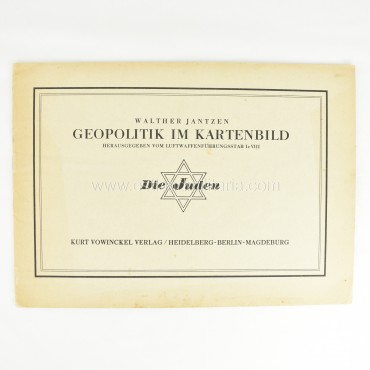 Anti-Semitic book 'Geopolitik im Kartenbild: Die Juden' Germany 1933–1945