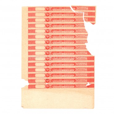 Sheet of cigarette tax stamps, Interwar Lithuania Lithuania