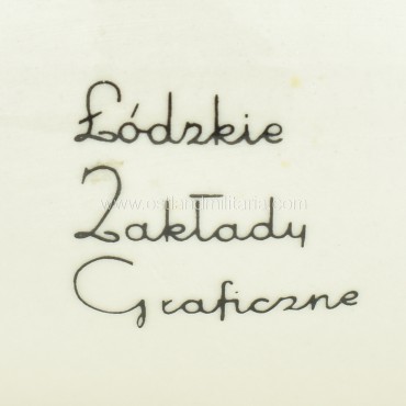 Dish with 'Łódzkie zakłady graficzne' emblem, 1912 Other countries