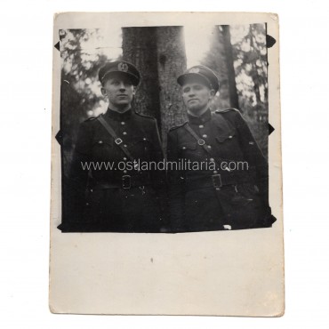 Photo of Žalgiris squad partisans, postwar Lithuania Lithuania