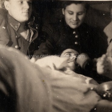 Photo of Lithuanian partisans during surgery (!), 1950 Lithuania