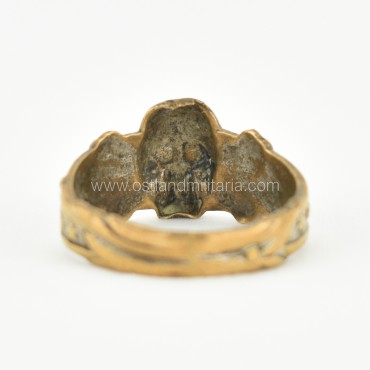 WWI ring with skull and crossbones Germany