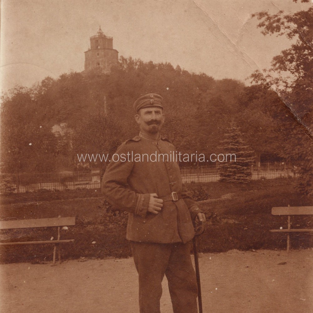  Kaiser's Army soldiers' photo in Vilnius, Lithuania (Gediminas’ Tower) Germany