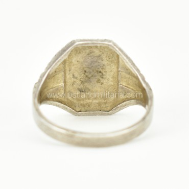 Westwall ring with a bunker, rare design Germany 1933–1945