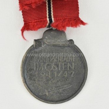 Eastern Front Medal by Eugen Schmidhäussler, '28' Germany 1933–1945