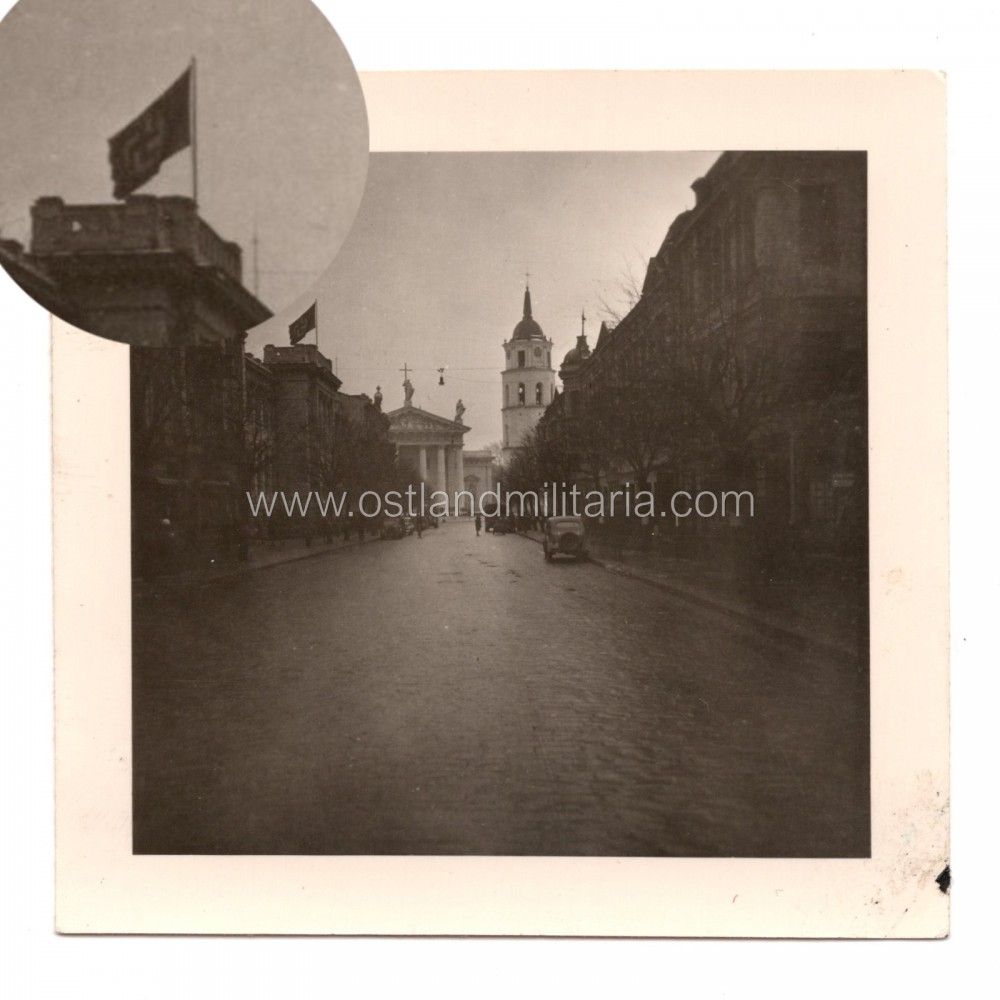 Photo of Vilnius Cathedral, occupied Lithuania Germany 1933–1945