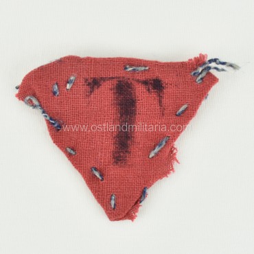 Czech political prisoner patch and a personal file Germany 1933–1945