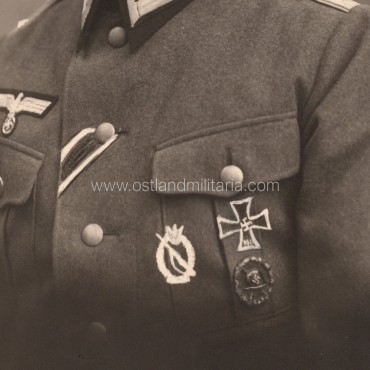 Oberleutnant photo, KIA (?) with awards added later Germany 1933–1945