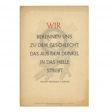 German war propaganda poster, 1942 Germany 1933–1945